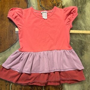 Pink and Purple Ruffled little girls shirt - Matilda Jane size 8